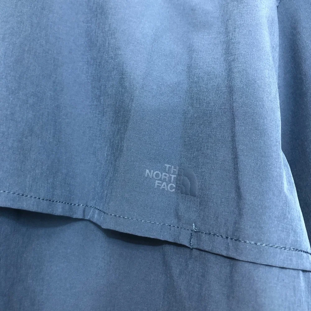 The‎ North Face Men Sniktau Blue Long Sleeve Snap Button Hiking Outdoor Shirt XL